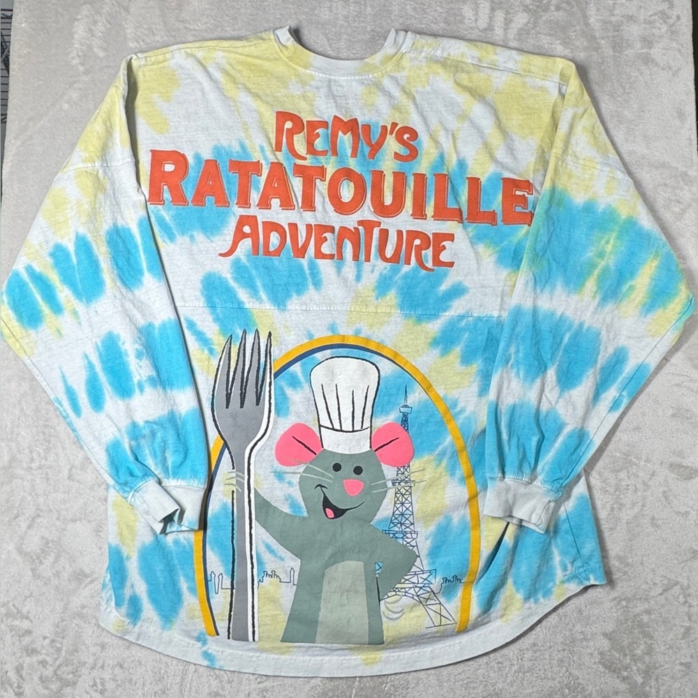 Disney Parks 2022 Epcot Chef Remy’s Ratatouille Tie Dye Cotton Spirit Jersey XL